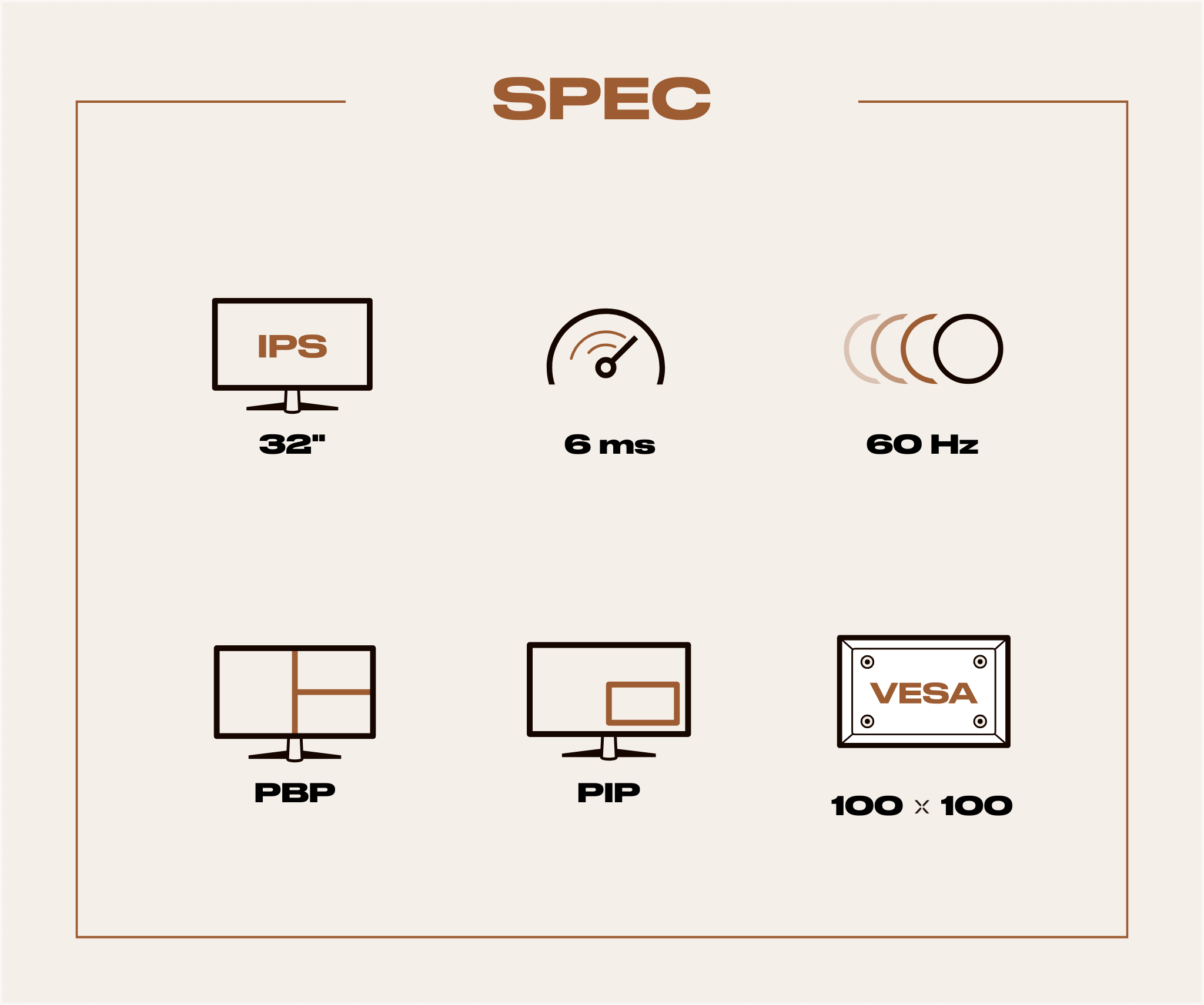 Écran PC Bureautique | 32&quot; | 4K UHD | 60Hz