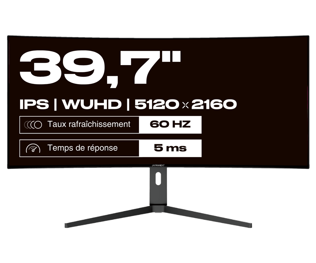 Écran PC Incurvé | 39,7&quot; | WUHD | IPS | USB-C (+ charge 65W)