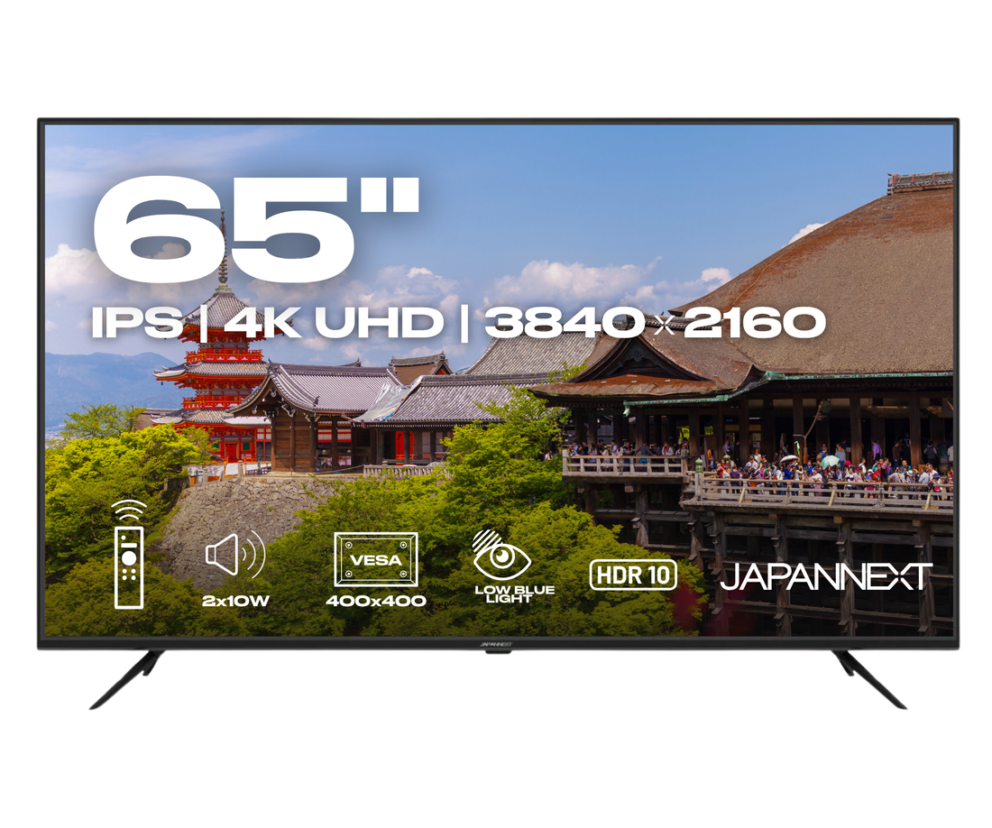 Écran PC Grand Format | 65&quot; | IPS | 4K UHD