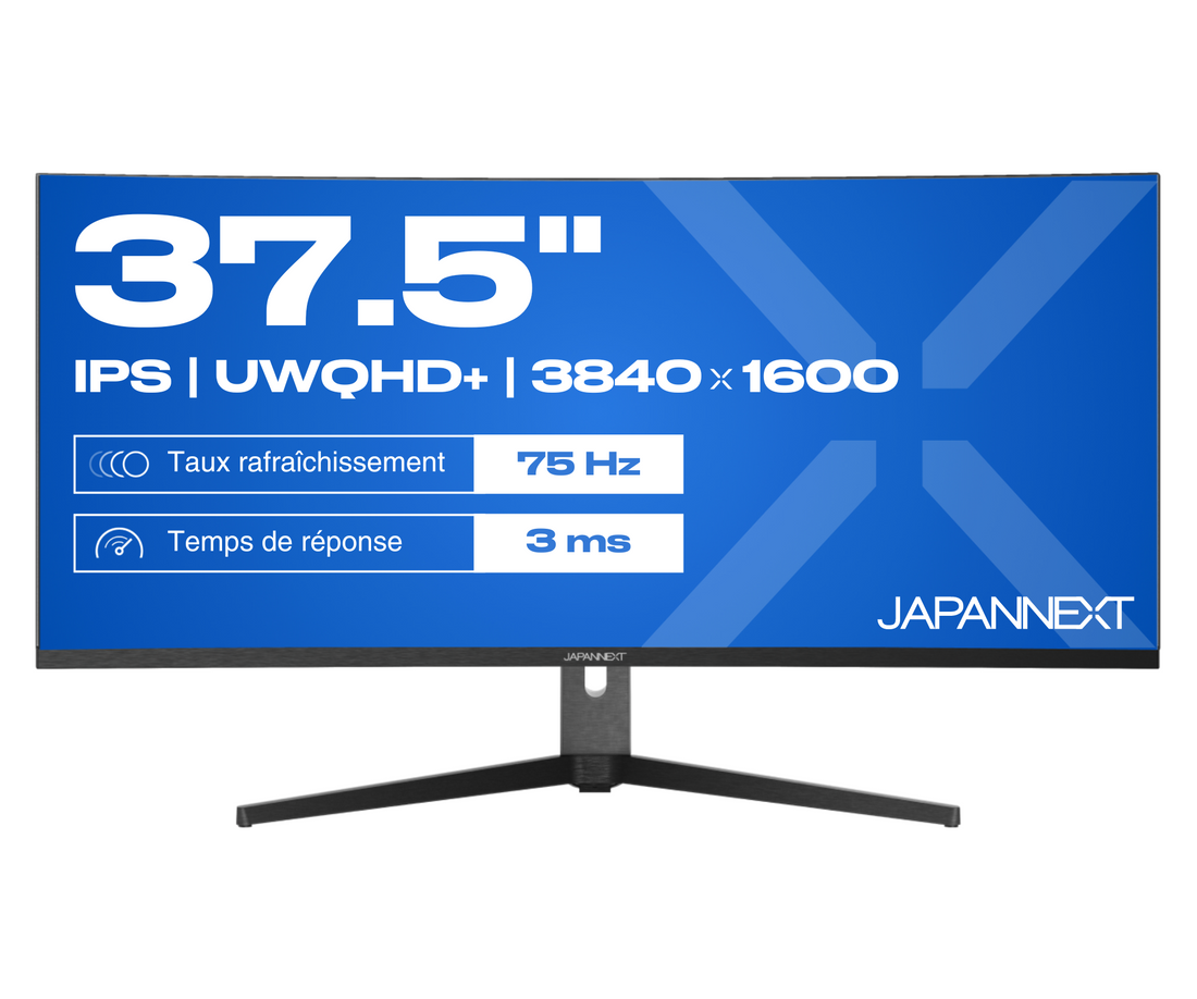 Écran PC Incurvé | 37.5&quot; | UWQHD+ | Dalle IPS | USB-C (+ charge 65W)