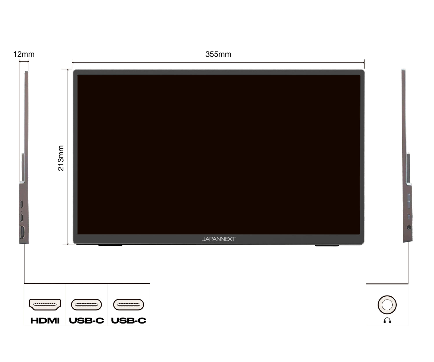 Portable Monitor | Touchscreen | 15.6&quot; | FULL HD