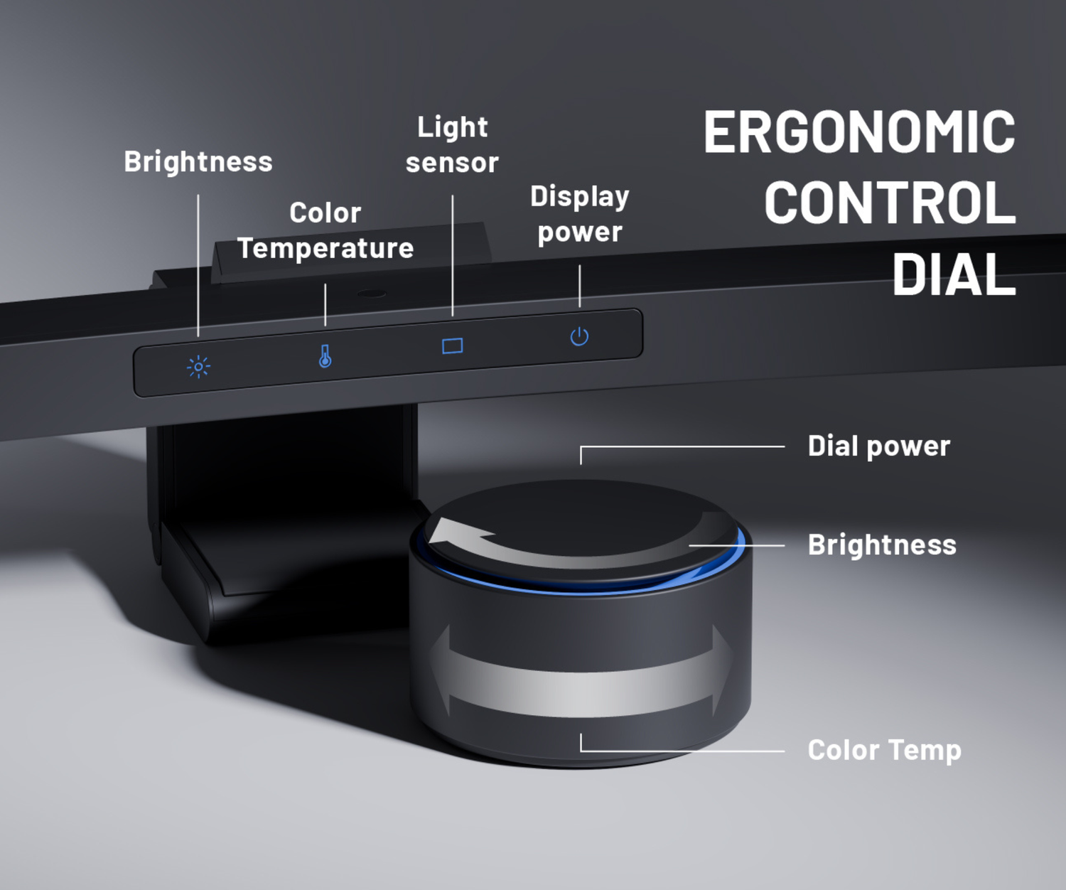 Desk lamp | LED backlighting | with remote control