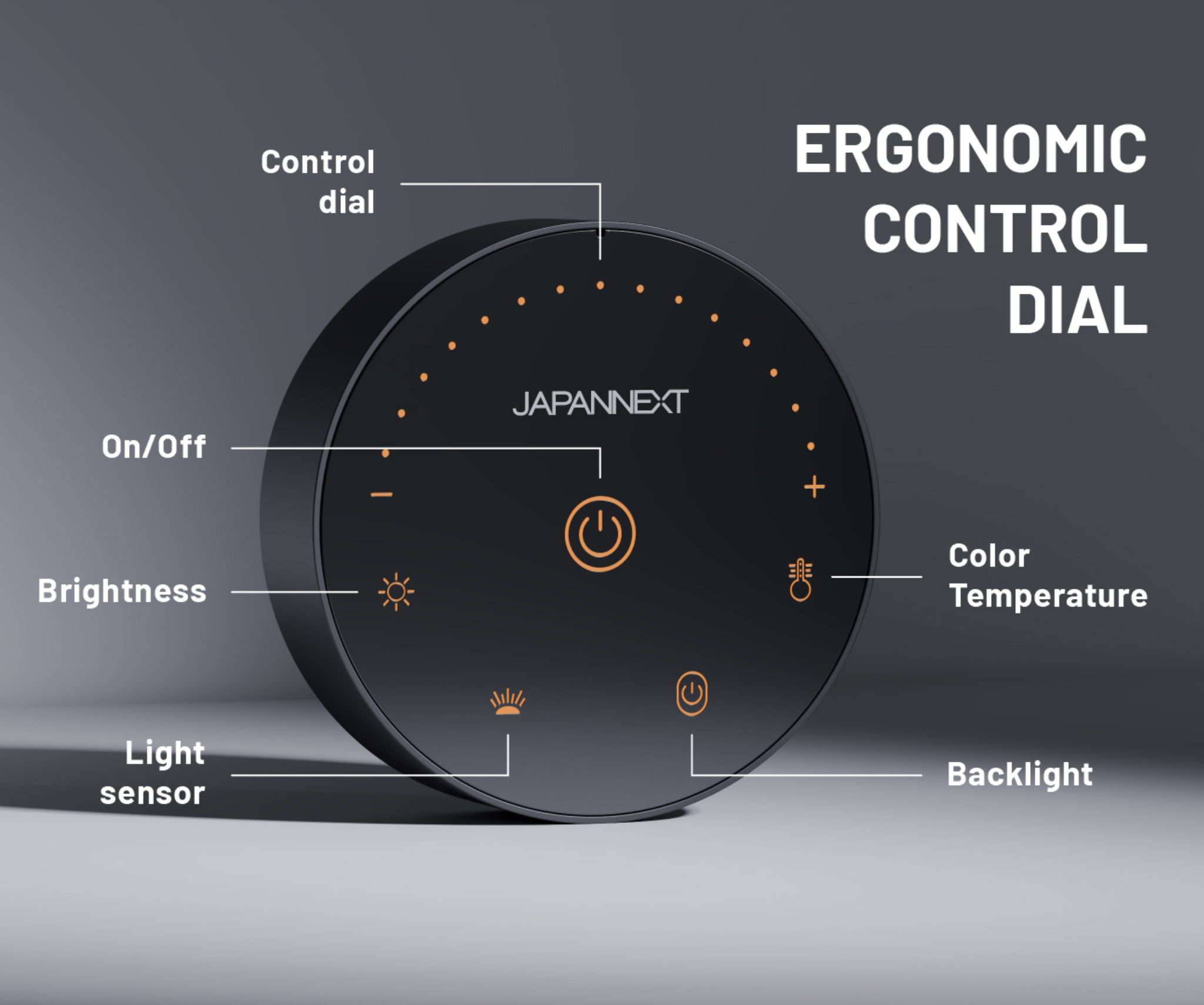Desk lamp | LED backlight | with remote control