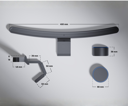 Desk lamp | LED backlighting | with remote control