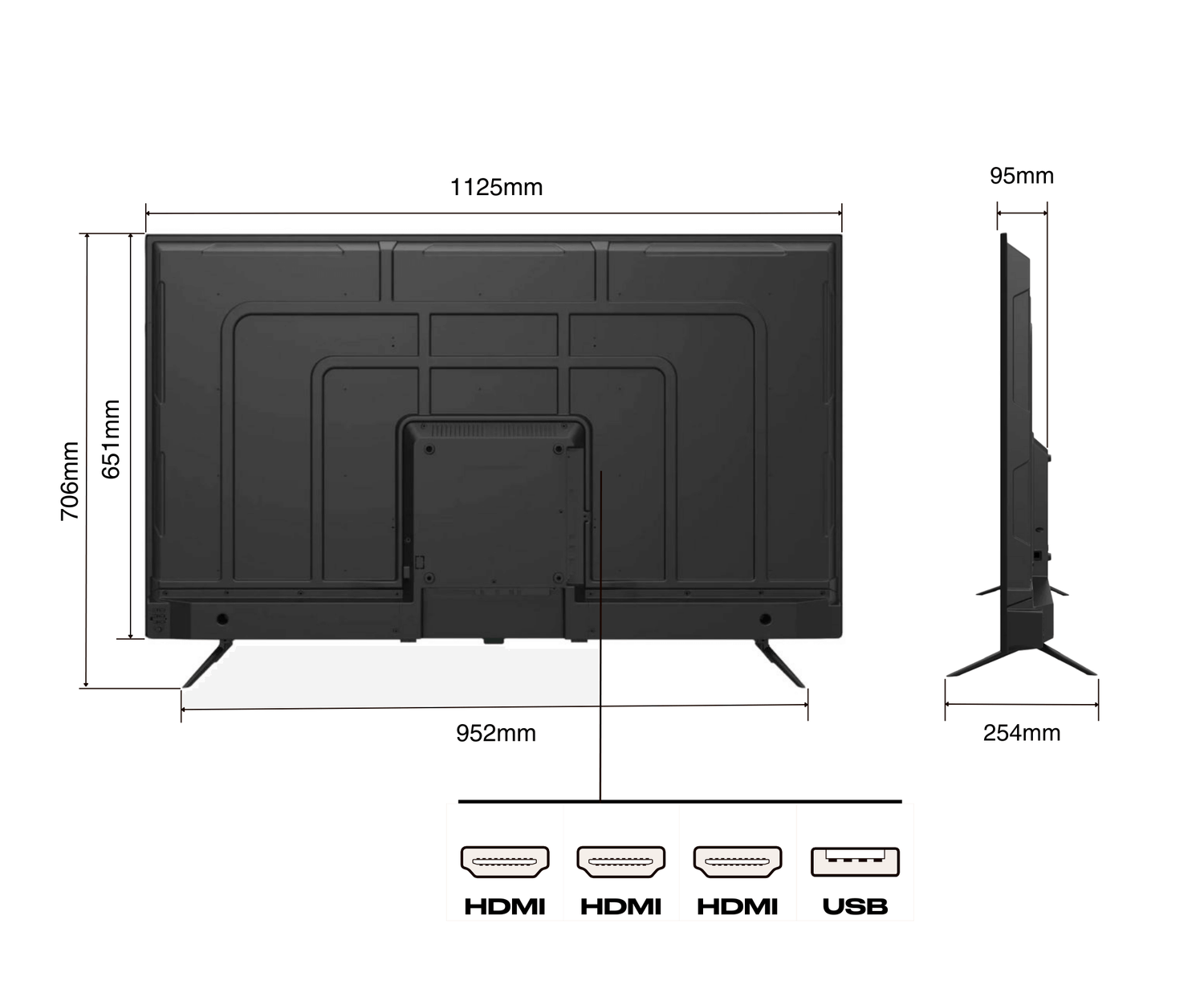 Écran Grand Format | 50&quot; | VA | 4K UHD