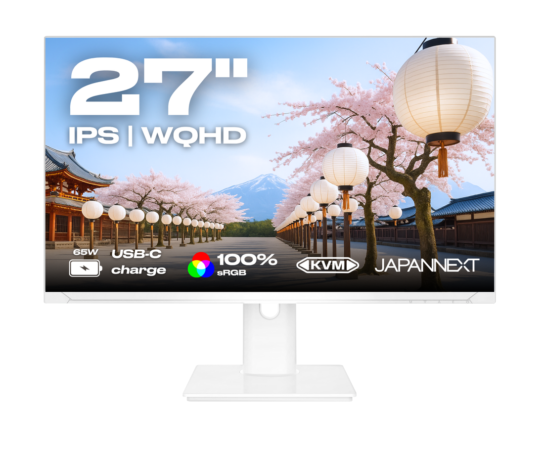 Écran PC Bureautique | 27&quot; | WQHD | Blanc