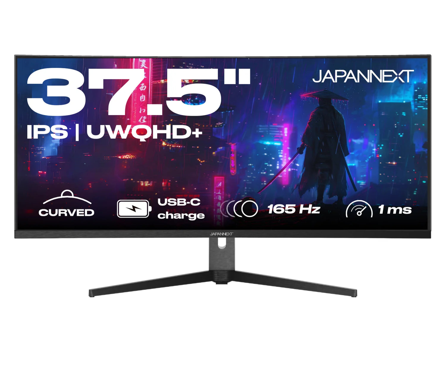 Écran PC Incurvé | 37.5&quot; | UWQHD+ | 144Hz | USB-C (+ charge 65W)