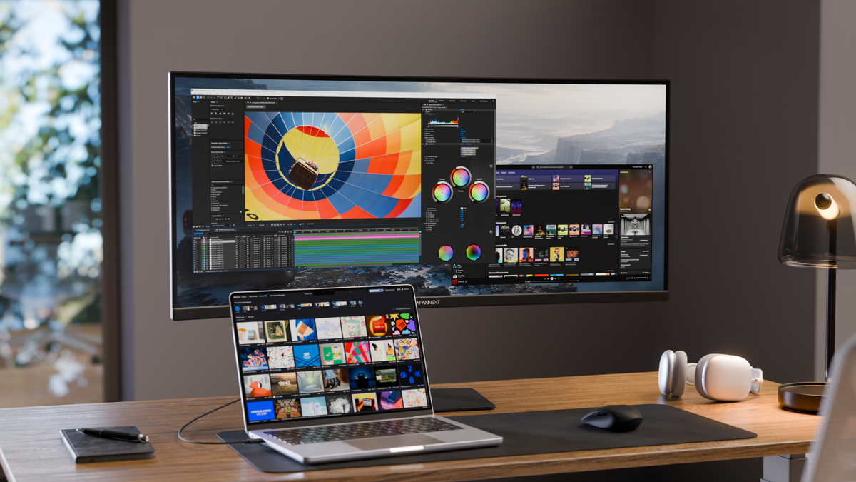 Curved PC Monitor | 37.5" | UWQHD+ | 144Hz | USB-C (90W Power Delivery)