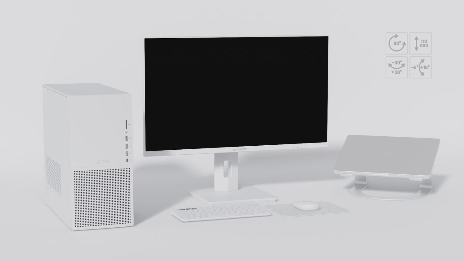 Écran PC Bureautique | 27&quot; | 4K UHD | USB-C (+ charge 65W)