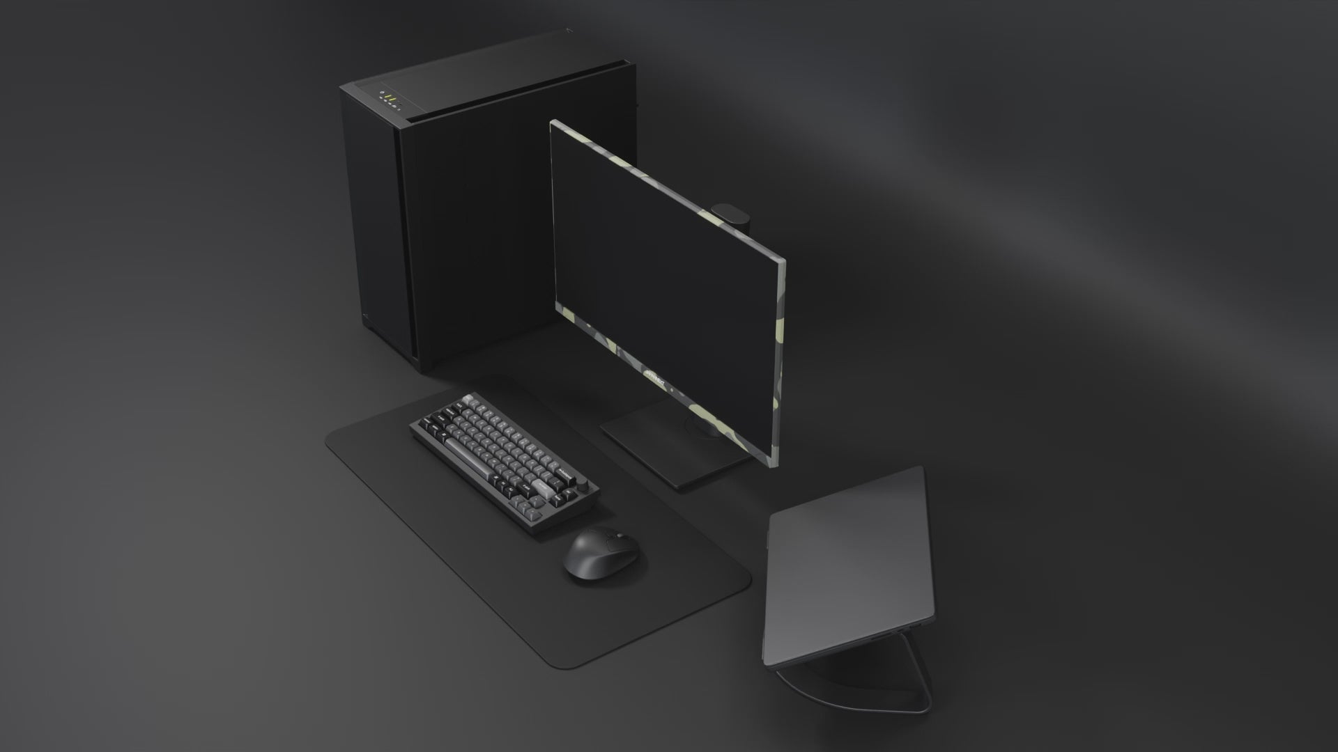 Écran PC Gaming | 23,8&quot; | IPS | FHD | 200Hz | HSP | Finition Camouflage